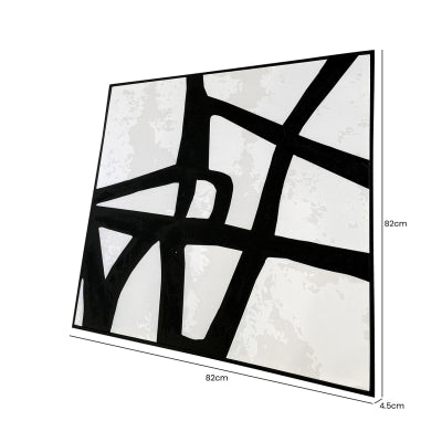Monochrome Linen Art Square